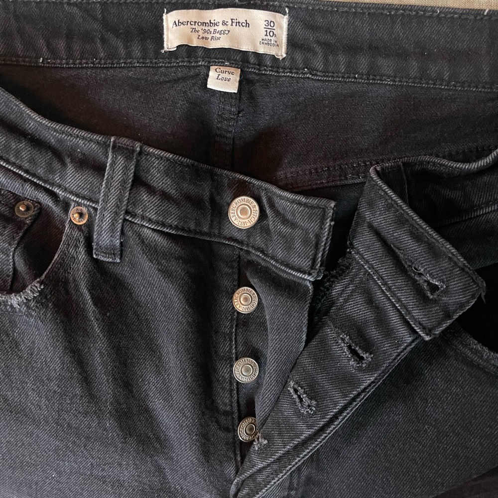 90s baggy low rise curve love Abercrombie